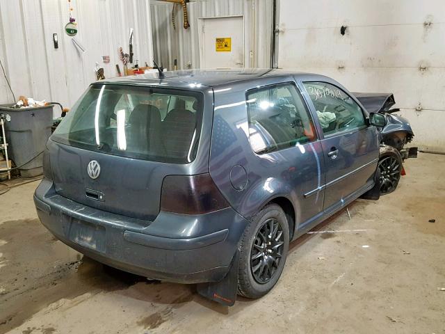 9BWBL61J254031380 - 2005 VOLKSWAGEN GOLF GL BLUE photo 4