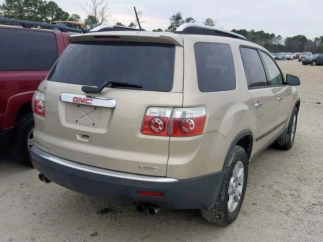 1GKEV13D99J109340 - 2009 GMC ACADIA SLE TAN photo 4