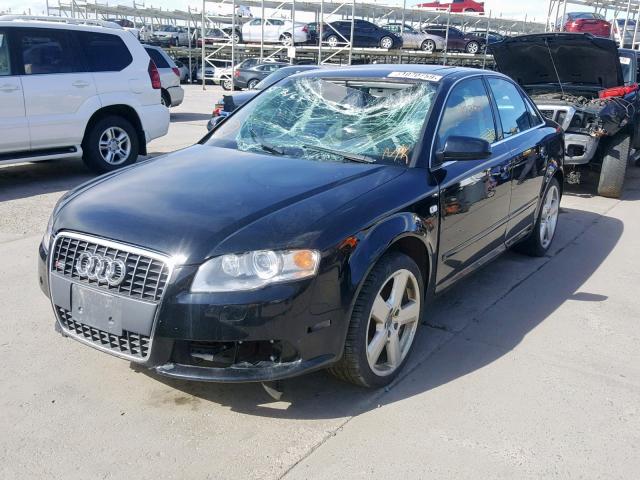 WAUDH78E78A012913 - 2008 AUDI A4 3.2 QUA BLACK photo 2