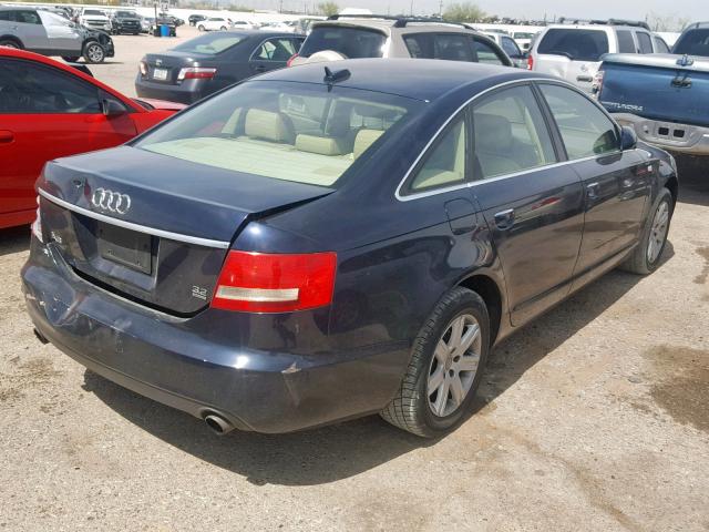 WAUDG74F85N107079 - 2005 AUDI A6 3.2 QUA BLUE photo 4