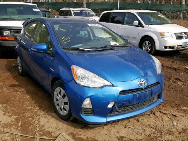 JTDKDTB32C1012042 - 2012 TOYOTA PRIUS C BLUE photo 1