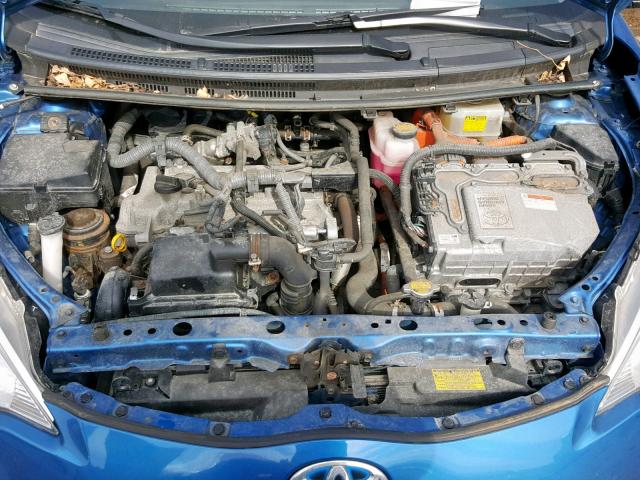 JTDKDTB32C1012042 - 2012 TOYOTA PRIUS C BLUE photo 7