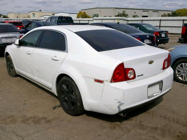 1G1ZH57B19F244232 - 2009 CHEVROLET MALIBU 1LT WHITE photo 3