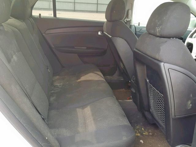 1G1ZH57B19F244232 - 2009 CHEVROLET MALIBU 1LT WHITE photo 6