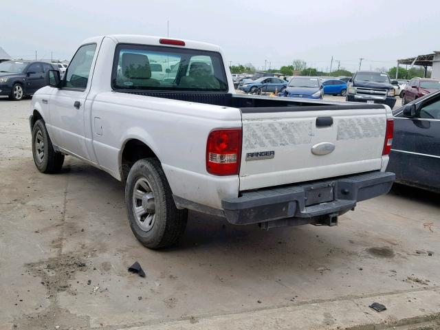 1FTYR10D89PA58041 - 2009 FORD RANGER WHITE photo 3