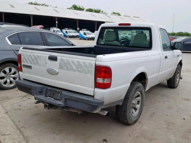 1FTYR10D89PA58041 - 2009 FORD RANGER WHITE photo 4