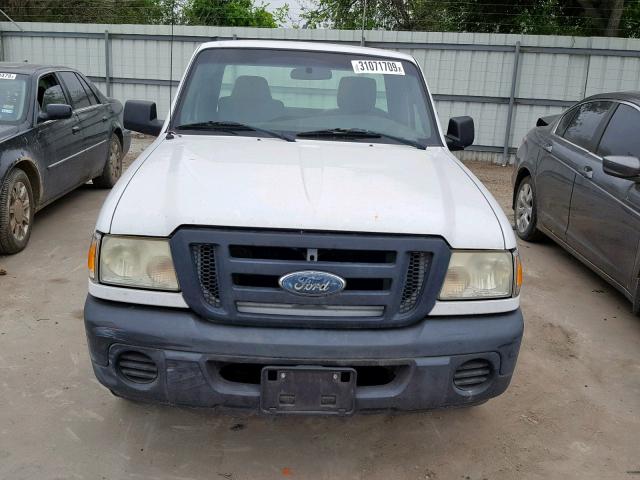 1FTYR10D89PA58041 - 2009 FORD RANGER WHITE photo 9