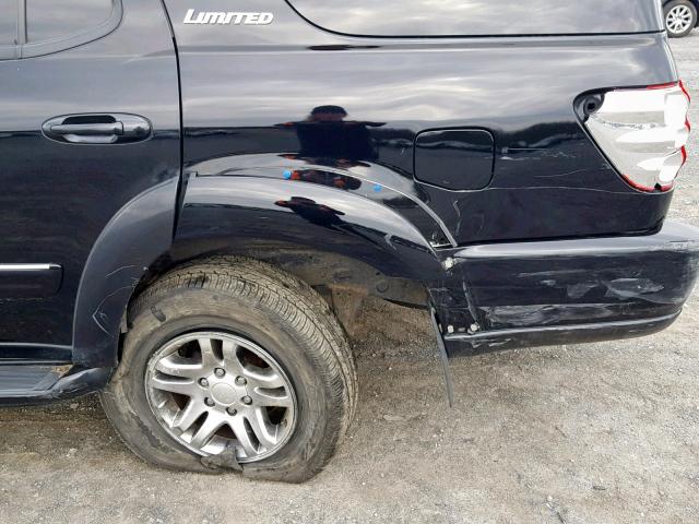 5TDBT48AX4S224528 - 2004 TOYOTA SEQUOIA LI BLACK photo 9