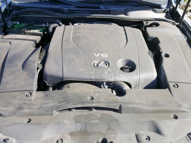 JTHBK262675027528 - 2007 LEXUS IS 250 BLUE photo 7