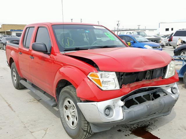 1N6AD07U58C411631 - 2008 NISSAN FRONTIER C RED photo 1