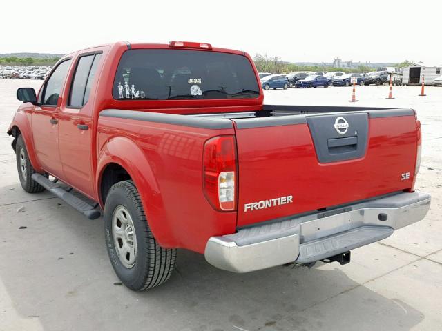 1N6AD07U58C411631 - 2008 NISSAN FRONTIER C RED photo 3