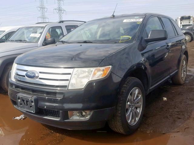 2FMDK3JC2ABA43983 - 2010 FORD EDGE SEL BLACK photo 2