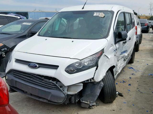 NM0GE9E76F1196729 - 2015 FORD TRANSIT CO WHITE photo 2