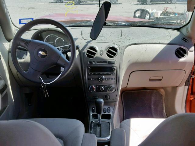 3GNDA13D16S655473 - 2006 CHEVROLET HHR LS Naranja foto 9