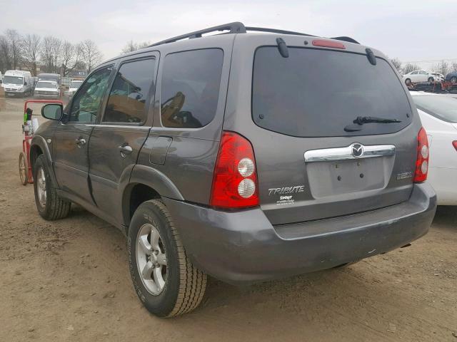 4F2CZ96125KM37498 - 2005 MAZDA TRIBUTE S CHARCOAL photo 3