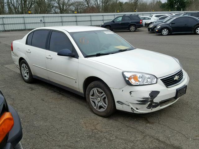 1G1ZS58F08F100950 - 2008 CHEVROLET MALIBU LS WHITE photo 1