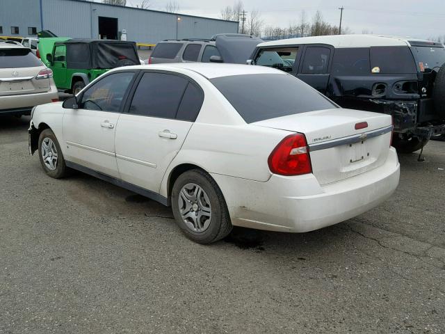1G1ZS58F08F100950 - 2008 CHEVROLET MALIBU LS WHITE photo 3