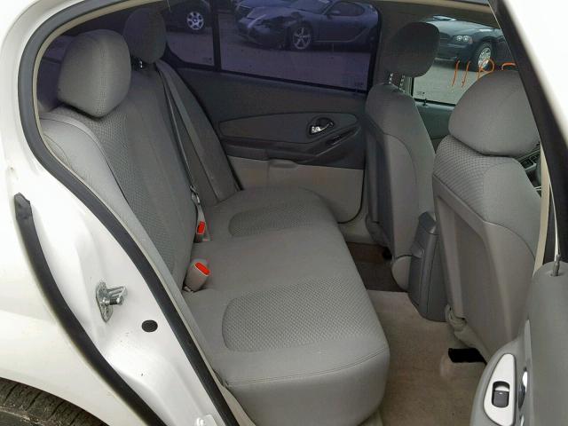 1G1ZS58F08F100950 - 2008 CHEVROLET MALIBU LS WHITE photo 6