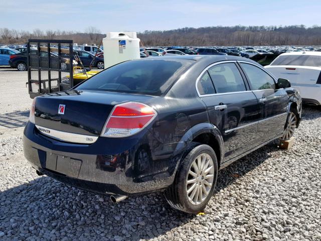 1G8ZV57798F221382 - 2008 SATURN AURA XR BLACK photo 4