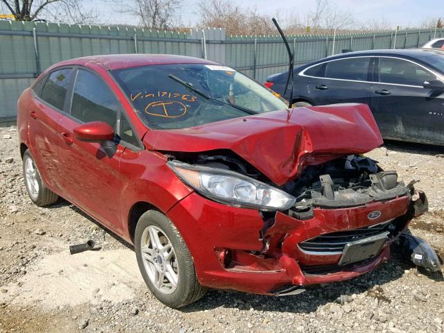 3FADP4BJ1HM171753 - 2017 FORD FIESTA SE RED photo 1