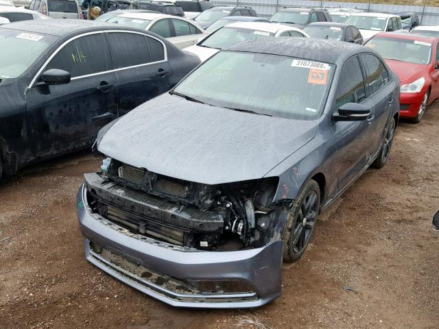 3VWD17AJ7JM202506 - 2018 VOLKSWAGEN JETTA SPOR GRAY photo 2