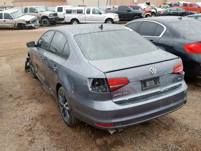 3VWD17AJ7JM202506 - 2018 VOLKSWAGEN JETTA SPOR GRAY photo 3