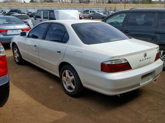 19UUA56623A086662 - 2003 ACURA 3.2TL WHITE photo 3