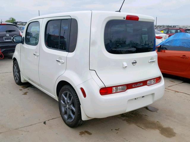 JN8AZ2KR7BT211946 - 2011 NISSAN CUBE BASE WHITE photo 3