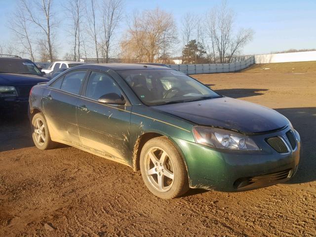 1G2ZG58N474195270 - 2007 PONTIAC G6 BASE GREEN photo 1