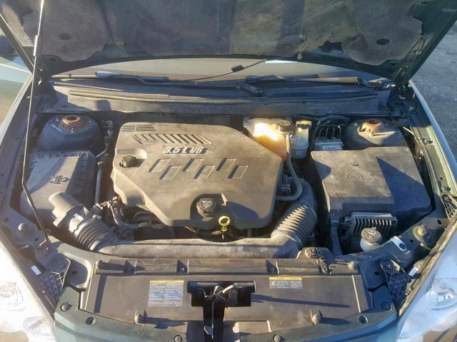 1G2ZG58N474195270 - 2007 PONTIAC G6 BASE GREEN photo 7