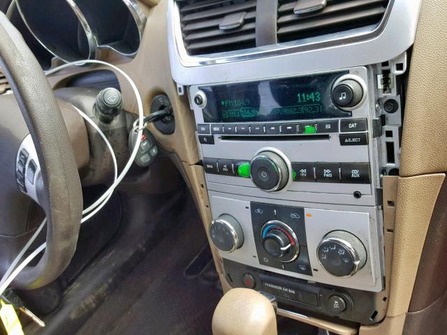 1G1ZB5E07CF103546 - 2012 CHEVROLET MALIBU LS CHARCOAL photo 9