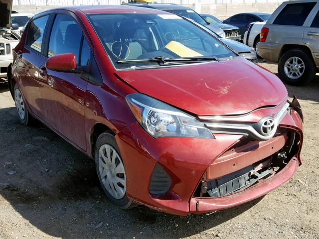 VNKKTUD36HA085838 - 2017 TOYOTA YARIS L RED photo 1