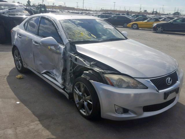 JTHBE5C28A5023789 - 2010 LEXUS IS 350 SILVER photo 1