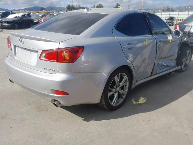 JTHBE5C28A5023789 - 2010 LEXUS IS 350 SILVER photo 4