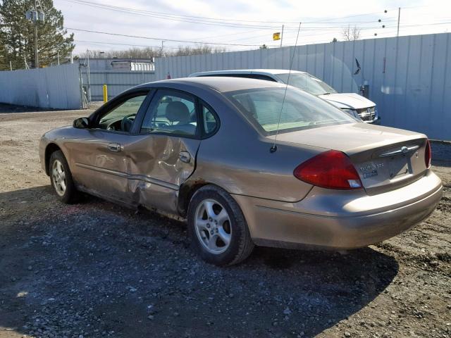 1FAFP55U72A103949 - 2002 FORD TAURUS SES GOLD photo 3