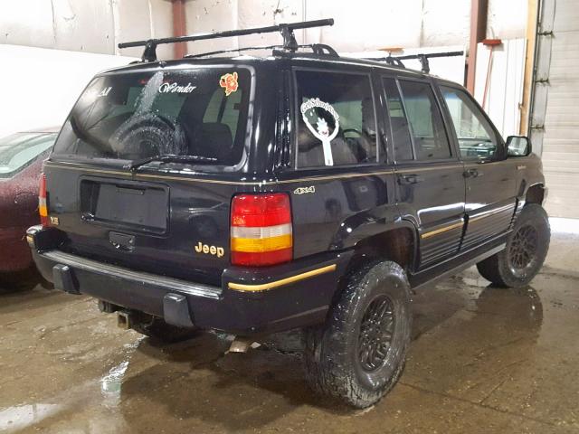 1J4GZ78Y1SC729112 - 1995 JEEP GRAND CHER BLACK photo 4