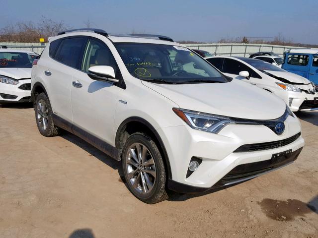 JTMDJREV8HD104196 - 2017 TOYOTA RAV4 HV LI WHITE photo 1