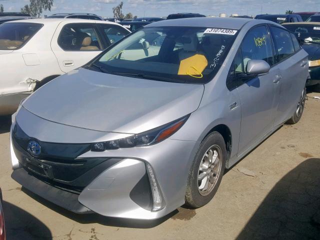 JTDKARFPXH3057153 - 2017 TOYOTA PRIUS PRIM 银色 照片 2