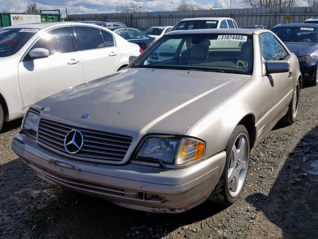 WDBFA63FXVF146466 - 1997 MERCEDES-BENZ SL 320 BEIGE photo 2