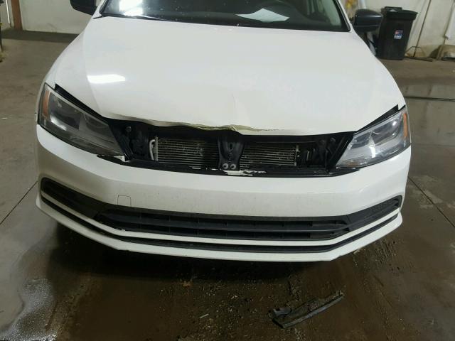 3VW2K7AJ7FM274575 - 2015 VOLKSWAGEN JETTA BASE WHITE photo 9