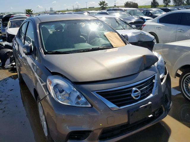 3N1CN7AP1EL808583 - 2014 NISSAN VERSA SILVER photo 1