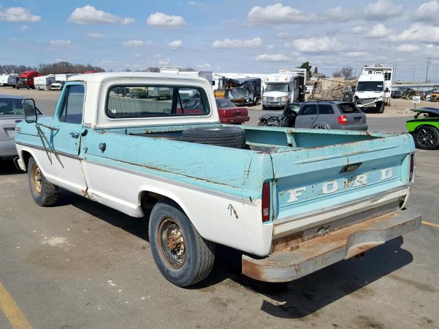 F25YRA44551 - 1967 FORD F 250 TWO TONE photo 3