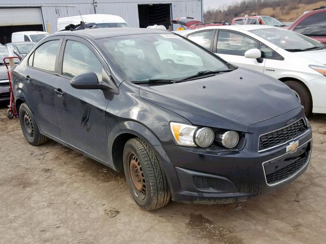 1G1JA5SHXD4239595 - 2013 CHEVROLET SONIC LS BLACK photo 1