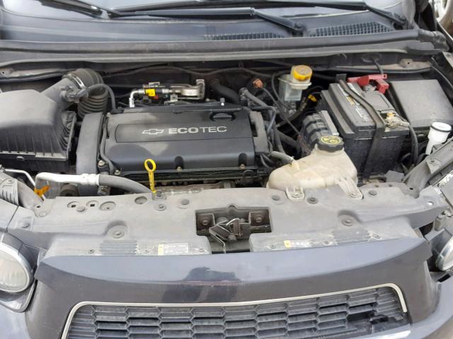 1G1JA5SHXD4239595 - 2013 CHEVROLET SONIC LS BLACK photo 7