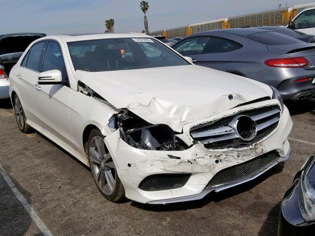 WDDHF5KB6EA894865 - 2014 MERCEDES-BENZ E 350 WHITE photo 1