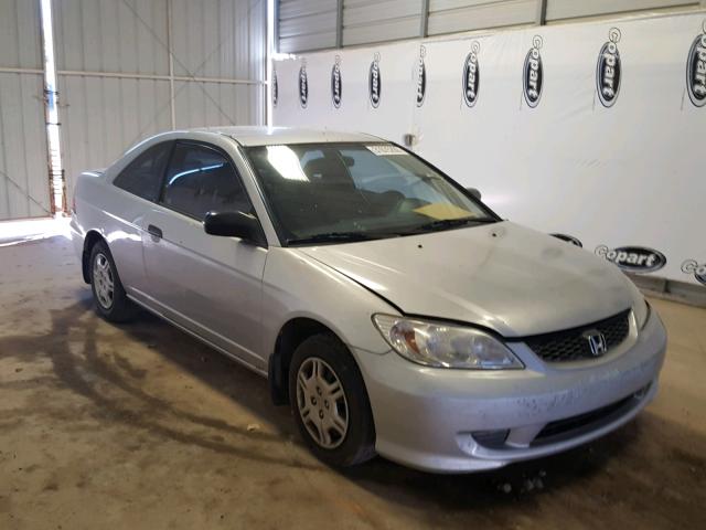 1HGEM22164L050001 - 2004 HONDA CIVIC DX V SILVER photo 1