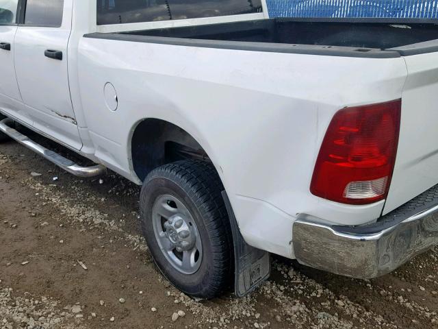 3D7TT2CT3AG158213 - 2010 DODGE RAM 2500 WHITE photo 9