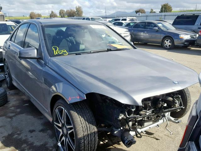 WDDGF4HB3EG245552 - 2014 MERCEDES-BENZ C 250 GRAY photo 1