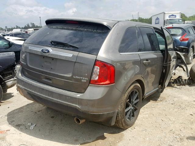 2FMDK4KC9DBB27808 - 2013 FORD EDGE LIMIT BROWN photo 4