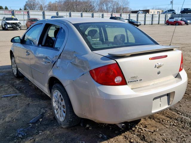 1G1AT58HX97267727 - 2009 CHEVROLET COBALT LT TAN photo 3